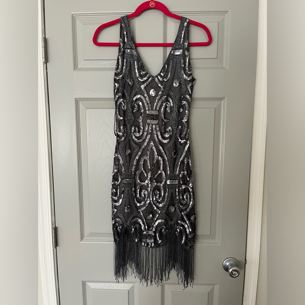 Romeo & Juliet beaded dress